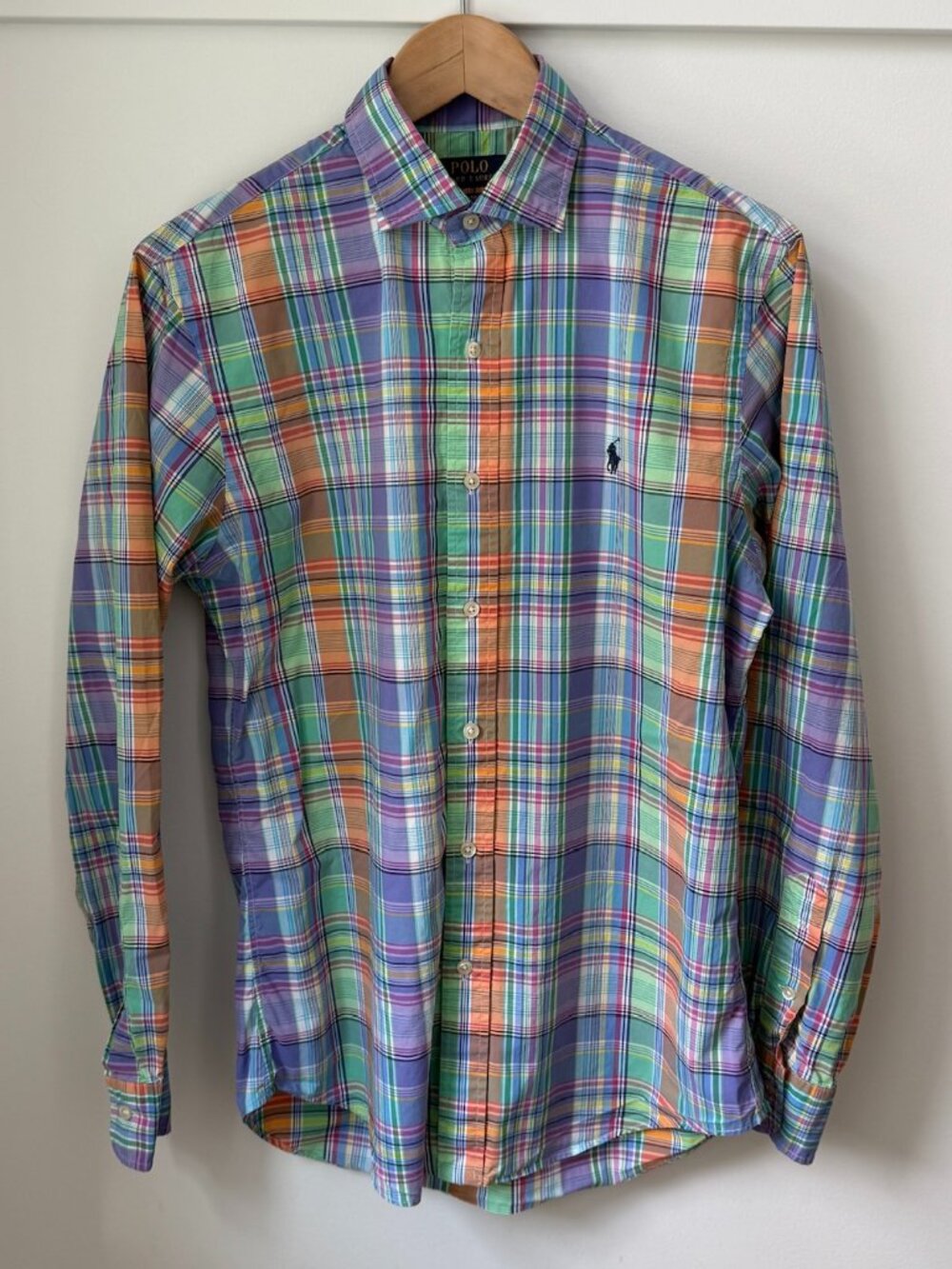 POLO RALPH LAUREN Men’s Multicolour Plaid Button-Down Shirt